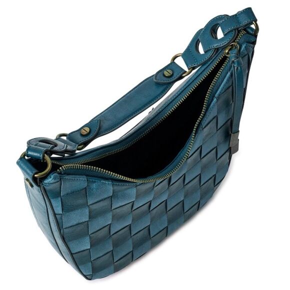 Time and Tru Women's Alice Crossbody Bag Gray blue - Picture 5 of 5